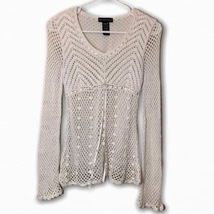 BEECHERS BROOK | Crochet Long Sleeve Top